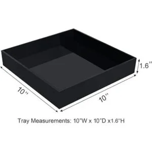 MissionMatch Bandeja de tocador acrílica impermeable_2
