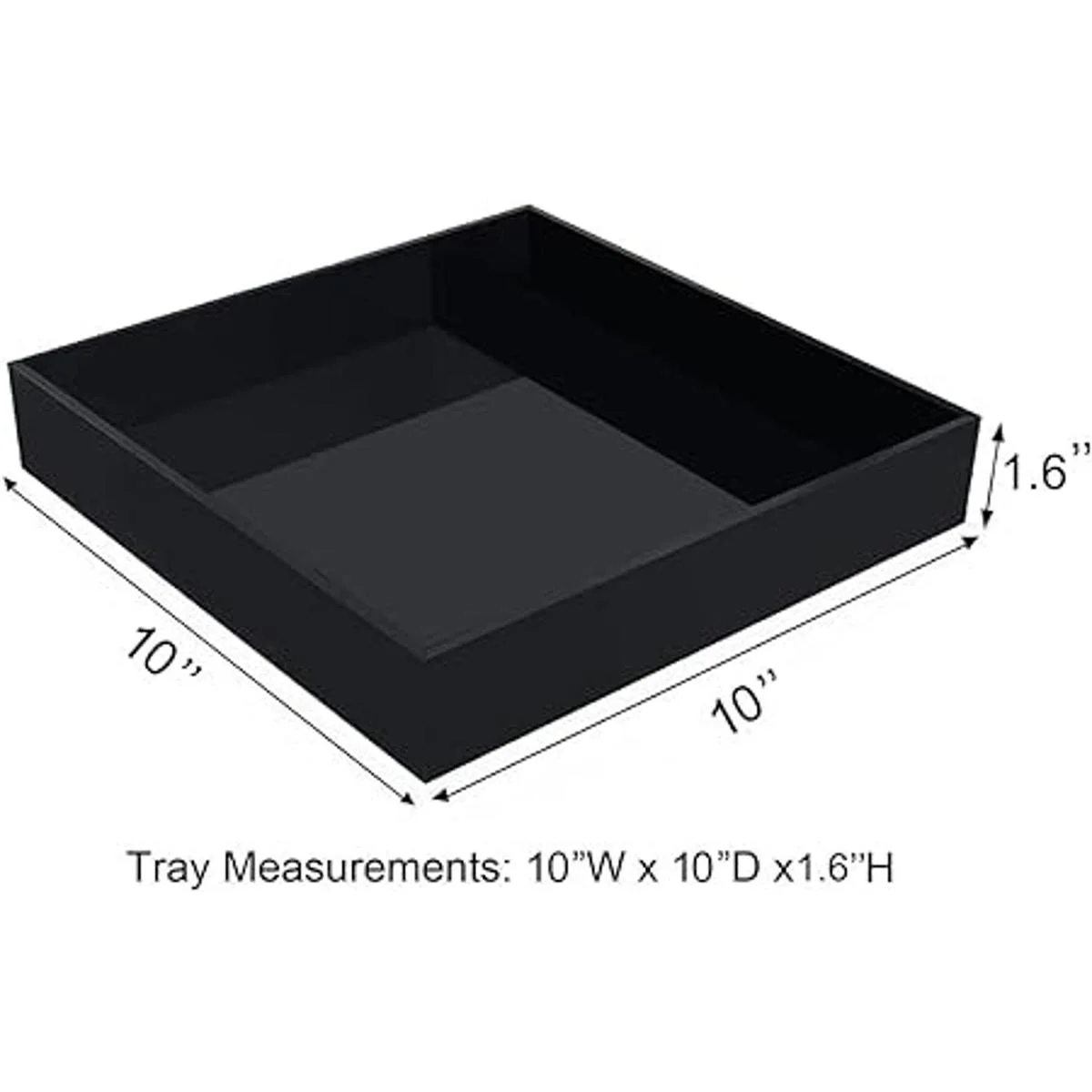 MissionMatch Bandeja de tocador acrílica impermeable_2