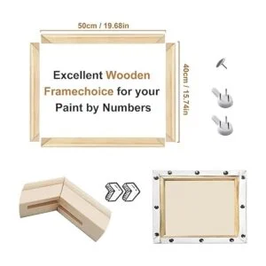 EVNEED Barras estiradoras de lona de 16 x 20 pulgadas_3