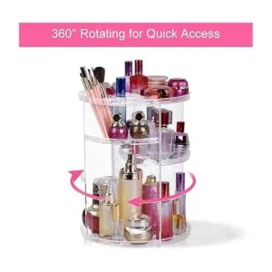 Easyhouse Organizador de maquillaje giratorio de 360_4