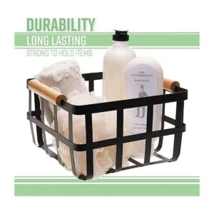 Simplify Cesta de almacenamiento cuadrada de metal con_3