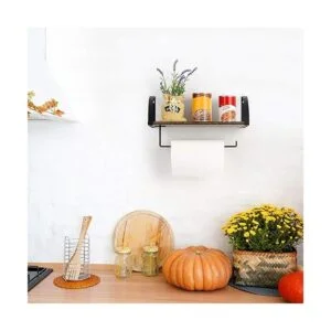 BTY Soporte para toallas de papel con estante soporte_5