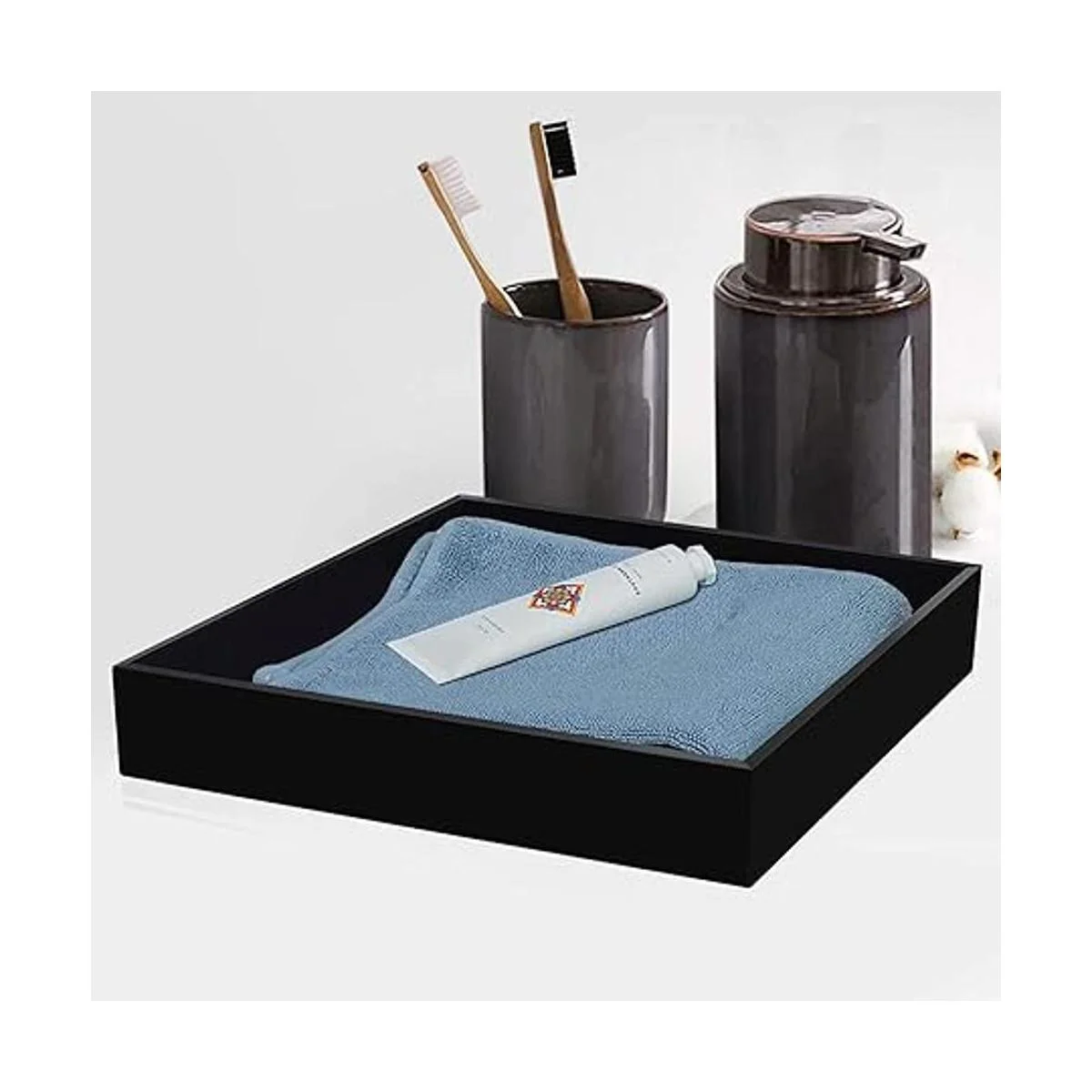 MissionMatch Bandeja de tocador acrílica impermeable_6