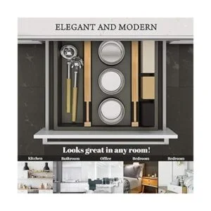 Ryqtop Organizadores divisores de bambú para cajones_6