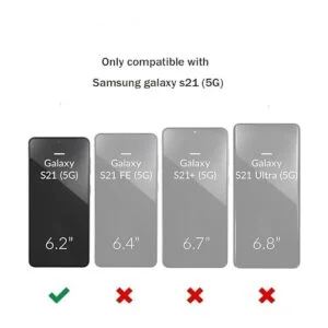 SURITCH Funda transparente para Samsung Galaxy S21 5G_2