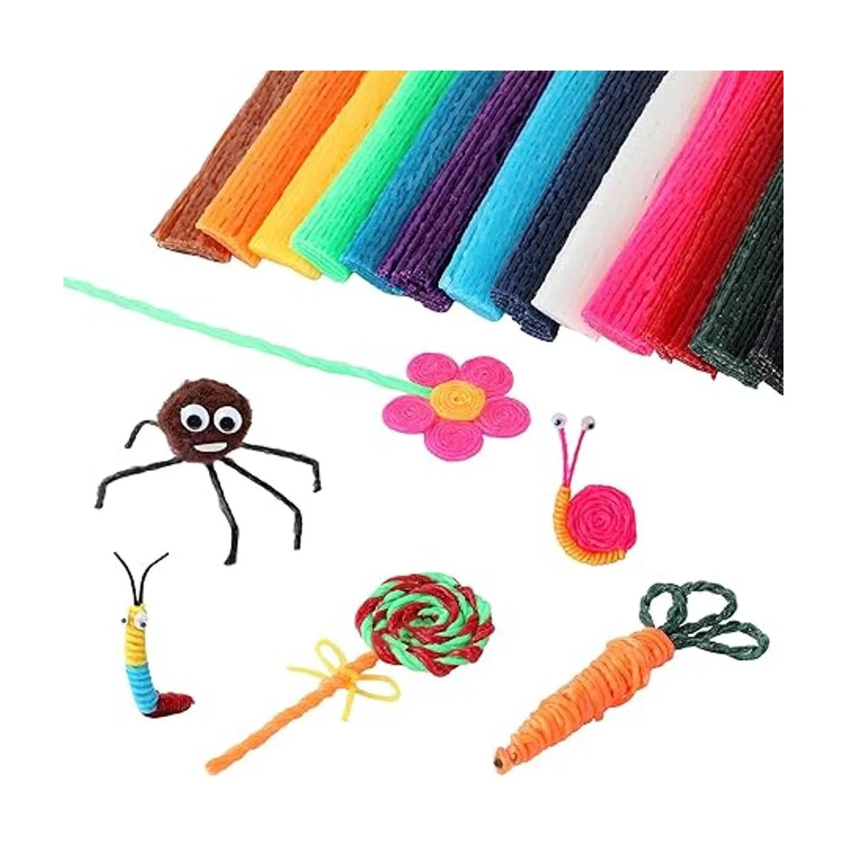 UPINS 1000 palitos de cera para manualidades varillas de_2