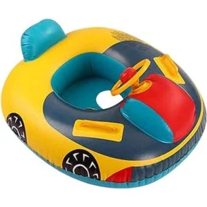 Flotador de piscina para bebé diseño de coche lindo para_3