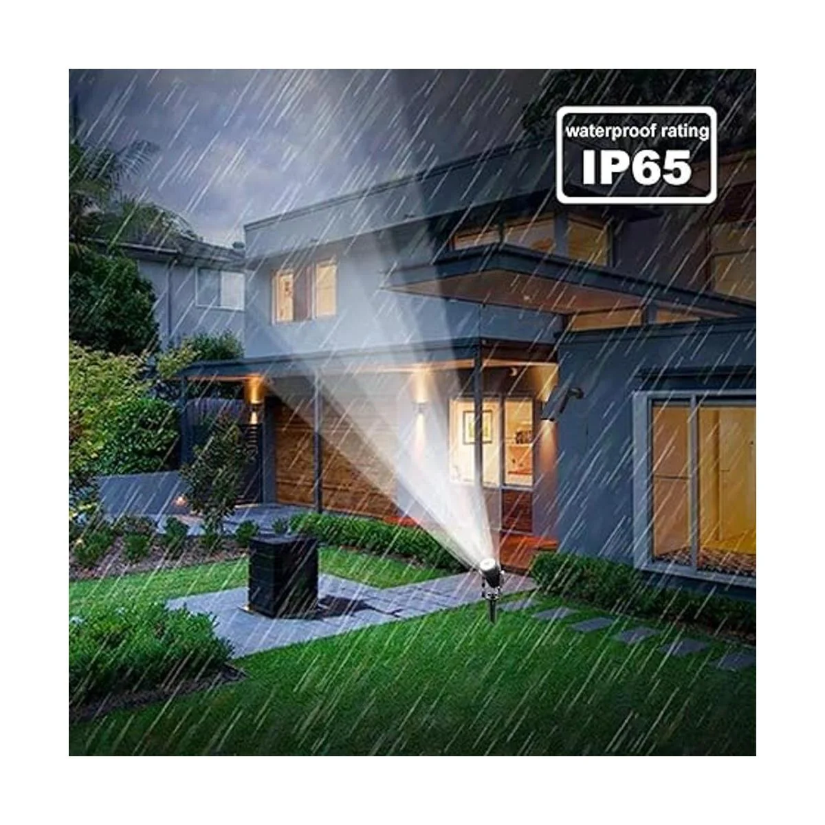 TSUNUS Focos solares de jardín IP65 impermeable cable_7