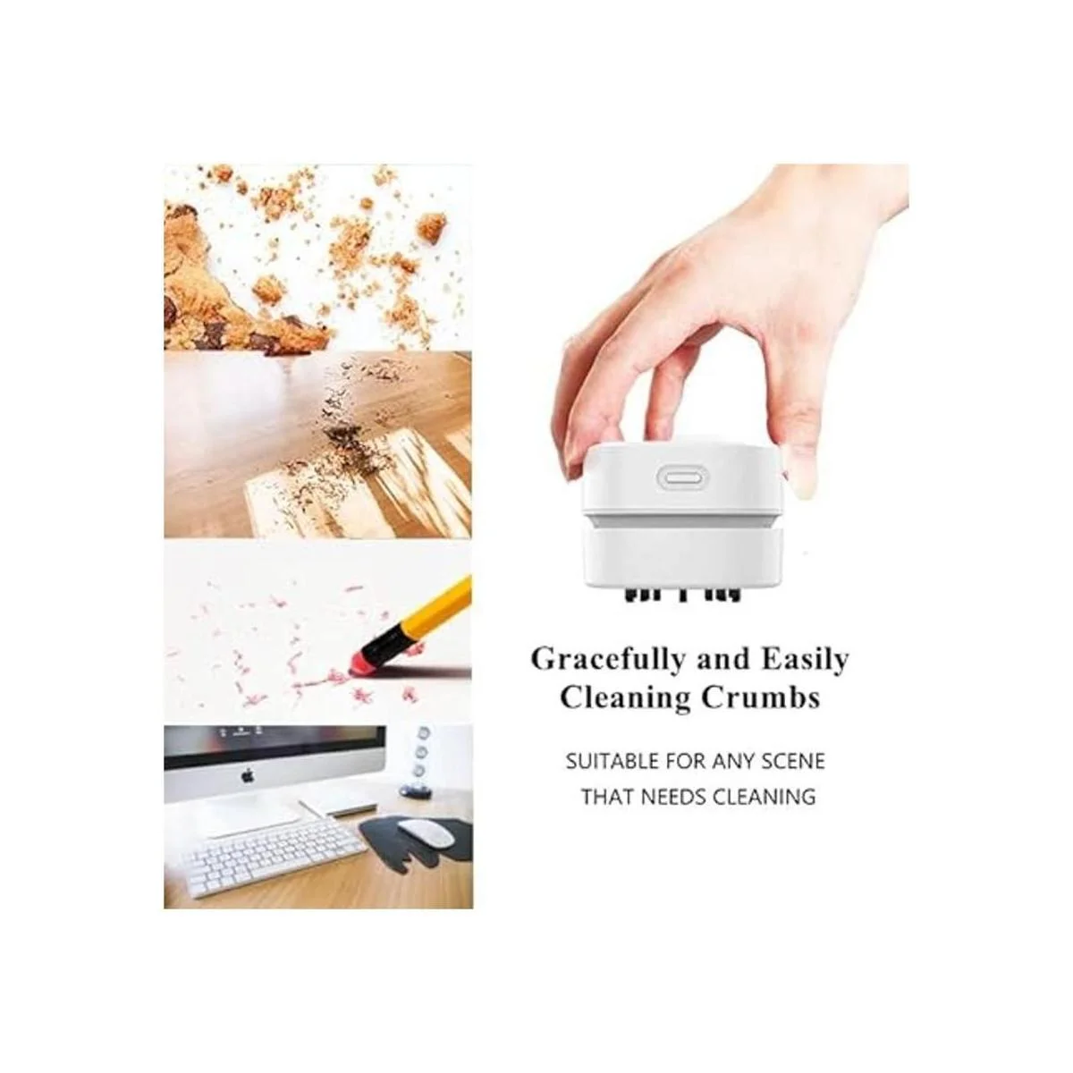 TRZLIFE Aspiradora de escritorio mini aspiradora de_3