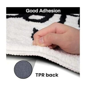 Alfombras de baño blancas y ovaladas bonitas para baño_4