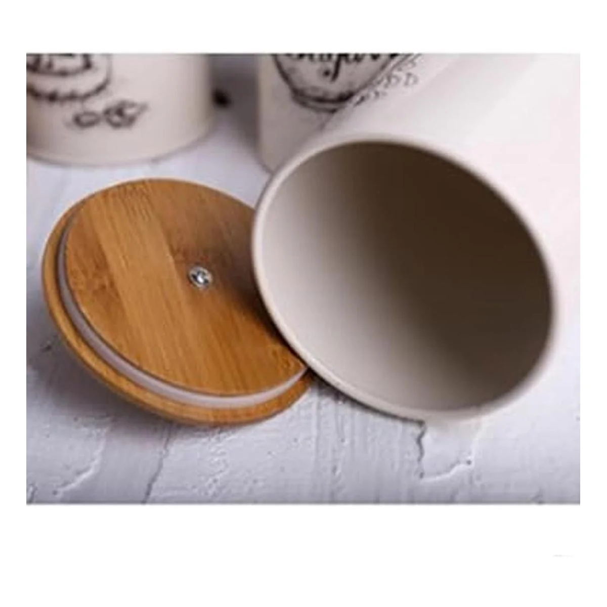 YOUEON Juego de 3 recipientes de cocina de metal con tapa_4