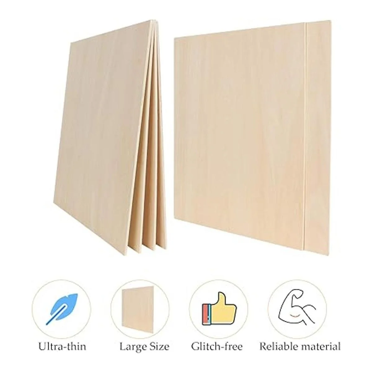 Paquete de 12 hojas de tilo de 18 x 11.8 x 11.8 pulgadas_4