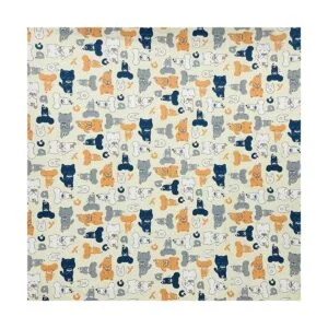 SZRUIZFZ Paquetes de tela de gato con patrón de animales_4
