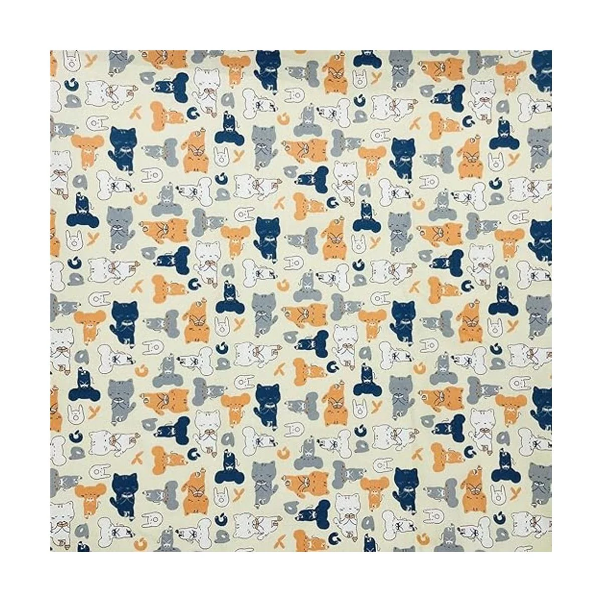 SZRUIZFZ Paquetes de tela de gato con patrón de animales_4
