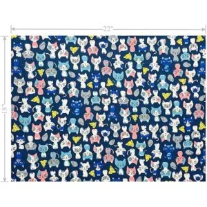 SZRUIZFZ Paquetes de tela de gato con patrón de animales_3