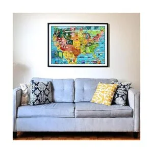 Think2Master Mapa de Estados Unidos Rompecabezas de 250_4