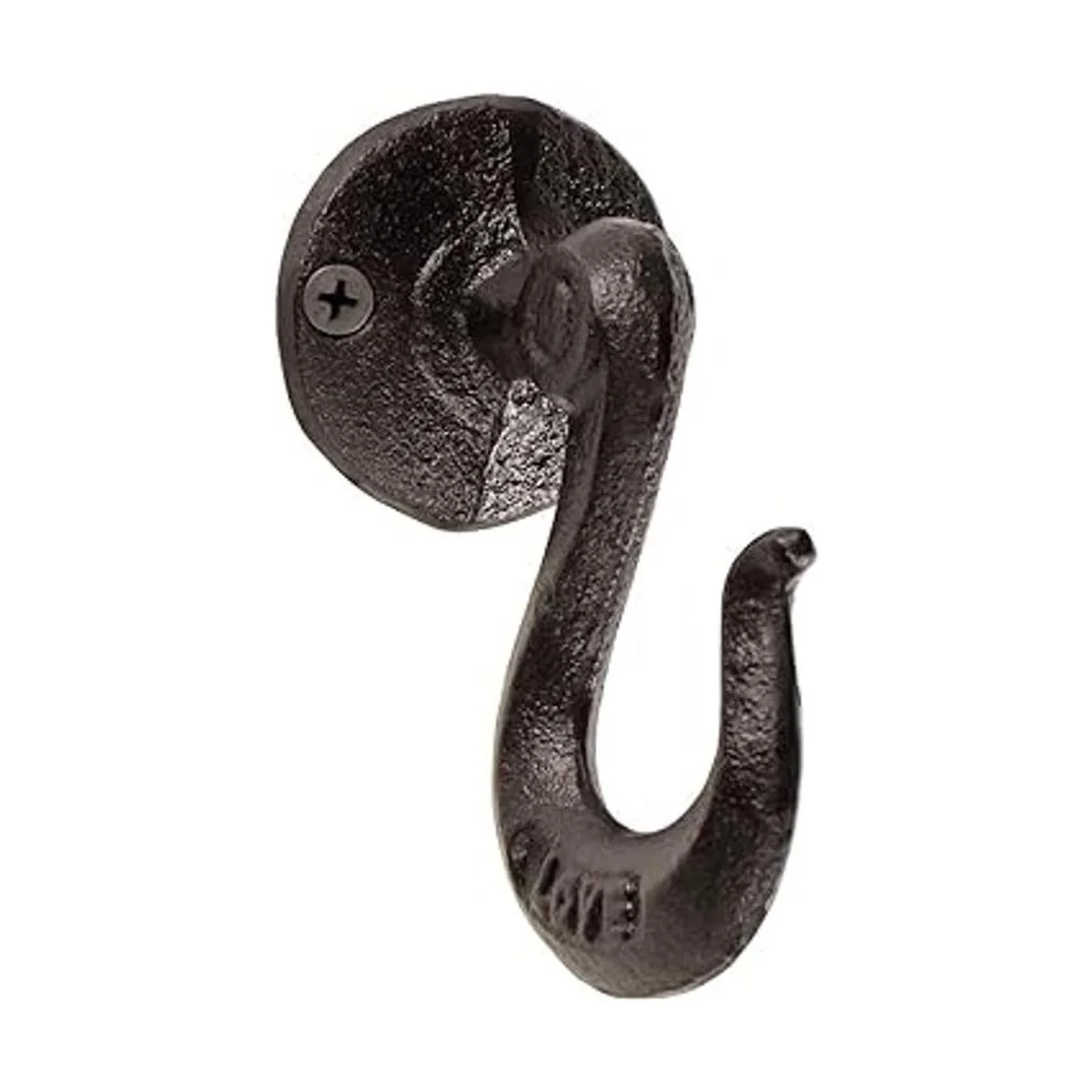 Sanbege Ganchos de hierro fundido rústicos ganchos de_2