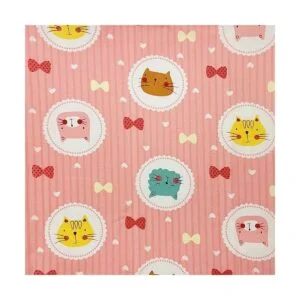 SZRUIZFZ Paquetes de tela de gato con patrón de animales_5