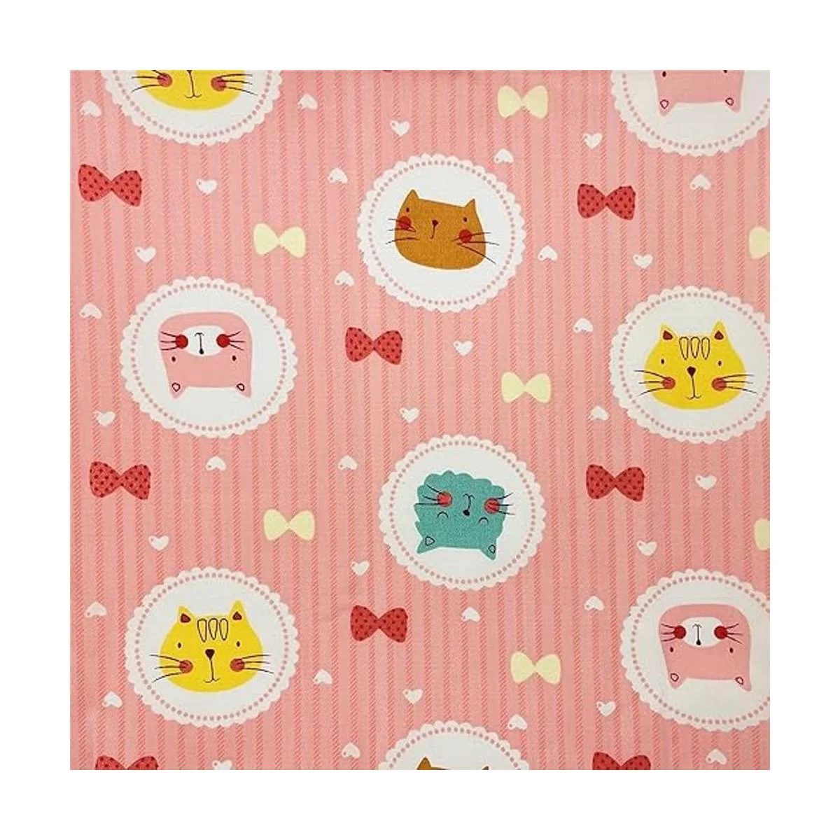 SZRUIZFZ Paquetes de tela de gato con patrón de animales_5