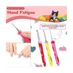 12 tamaños de ganchos de ganchillo intercambiables juego_3