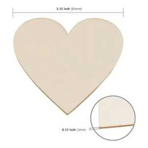 Hakzeon 3.0 in 100 recortes de corazón de madera sin_2