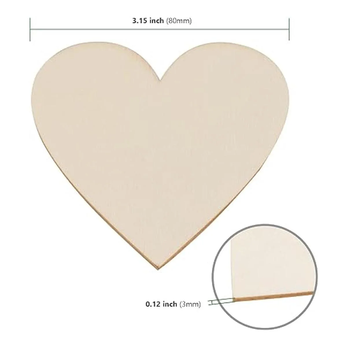 Hakzeon 3.0 in 100 recortes de corazón de madera sin_2