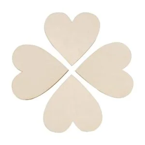 Hakzeon 3.0 in 100 recortes de corazón de madera sin_5