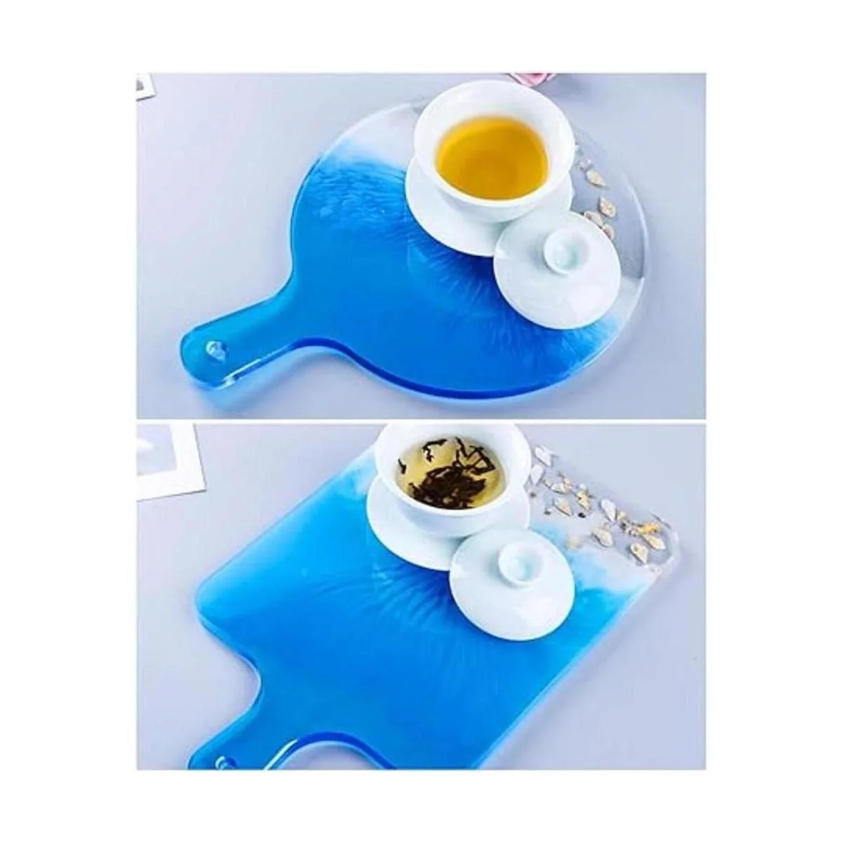 FineInno 4 moldes de resina rectangulares de silicona_5