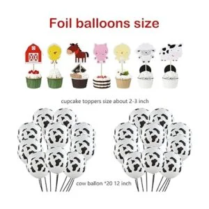 Juego de fiesta de cumpleaños de animales de granja telón_4