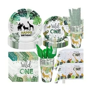 Decoración de cumpleaños NAIWOXI Wild One Decoración de_1