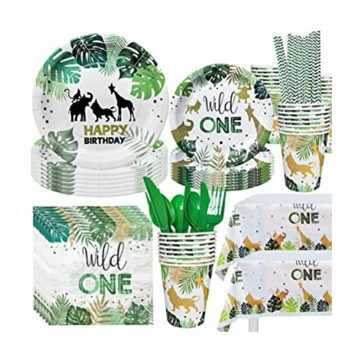 Decoración de cumpleaños NAIWOXI Wild One Decoración de_1