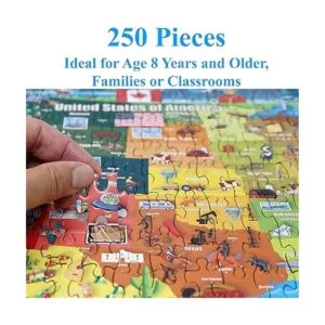 Think2Master Mapa de Estados Unidos Rompecabezas de 250_2