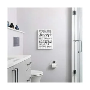 Kas Home Decoración de pared para baño diseño de reglas_4