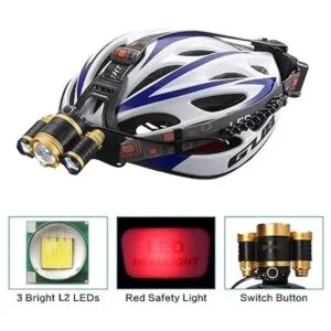 COSOOS 2 faros delanteros LED recargables 2500 lúmenes_5