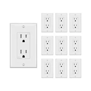 TAKETEK Decorator Toma de corriente con placa de pared_1