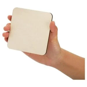 ZEAYEA 50 piezas cuadradas de madera sin acabar posavasos_3