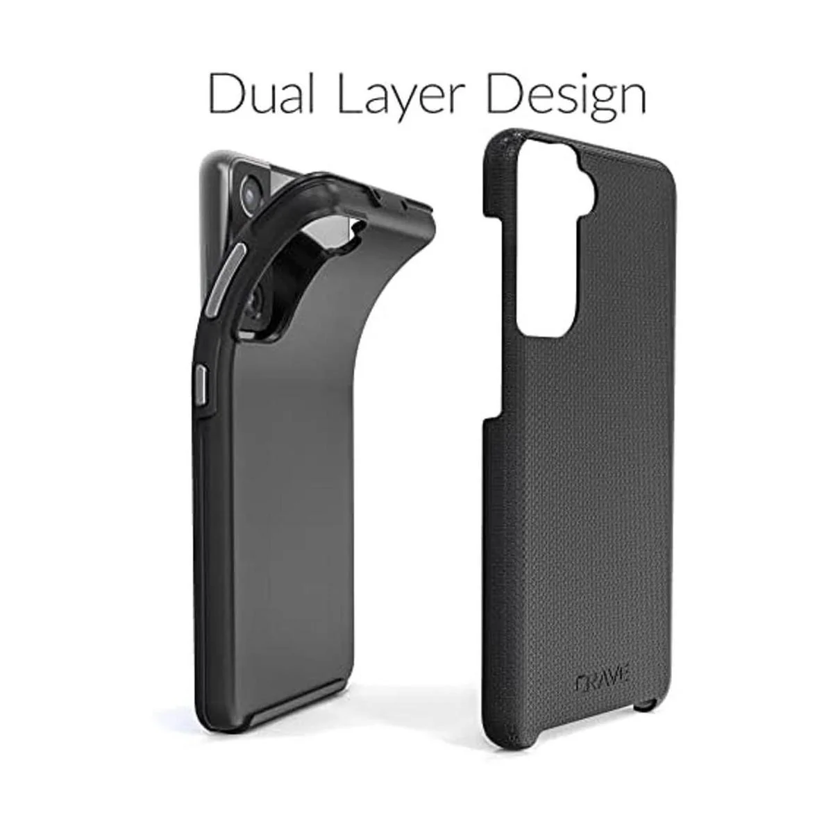 Crave Funda de doble protector para Galaxy S21 funda de_4