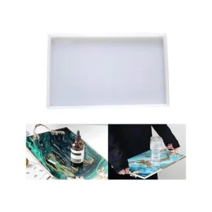 Paquete de 2 moldes de resina grandes moldes de bandeja_3