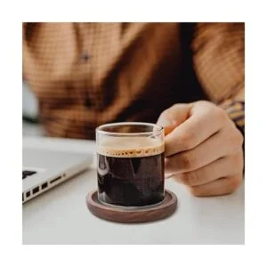 MAPRIAL Posavasos de madera para bebidas paquete de 4_4