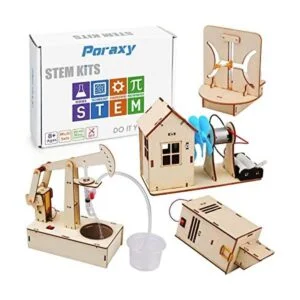 Juego de 4 kits STEM kit de construcción de experimentos_1