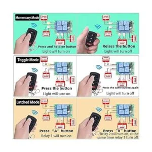 DieseRC Interruptor de control remoto inalámbrico de 12 V_6