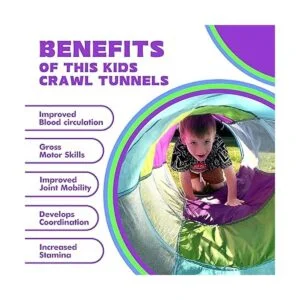 Túnel para niños pequeños de 1 a 3 años túnel para gatear_3
