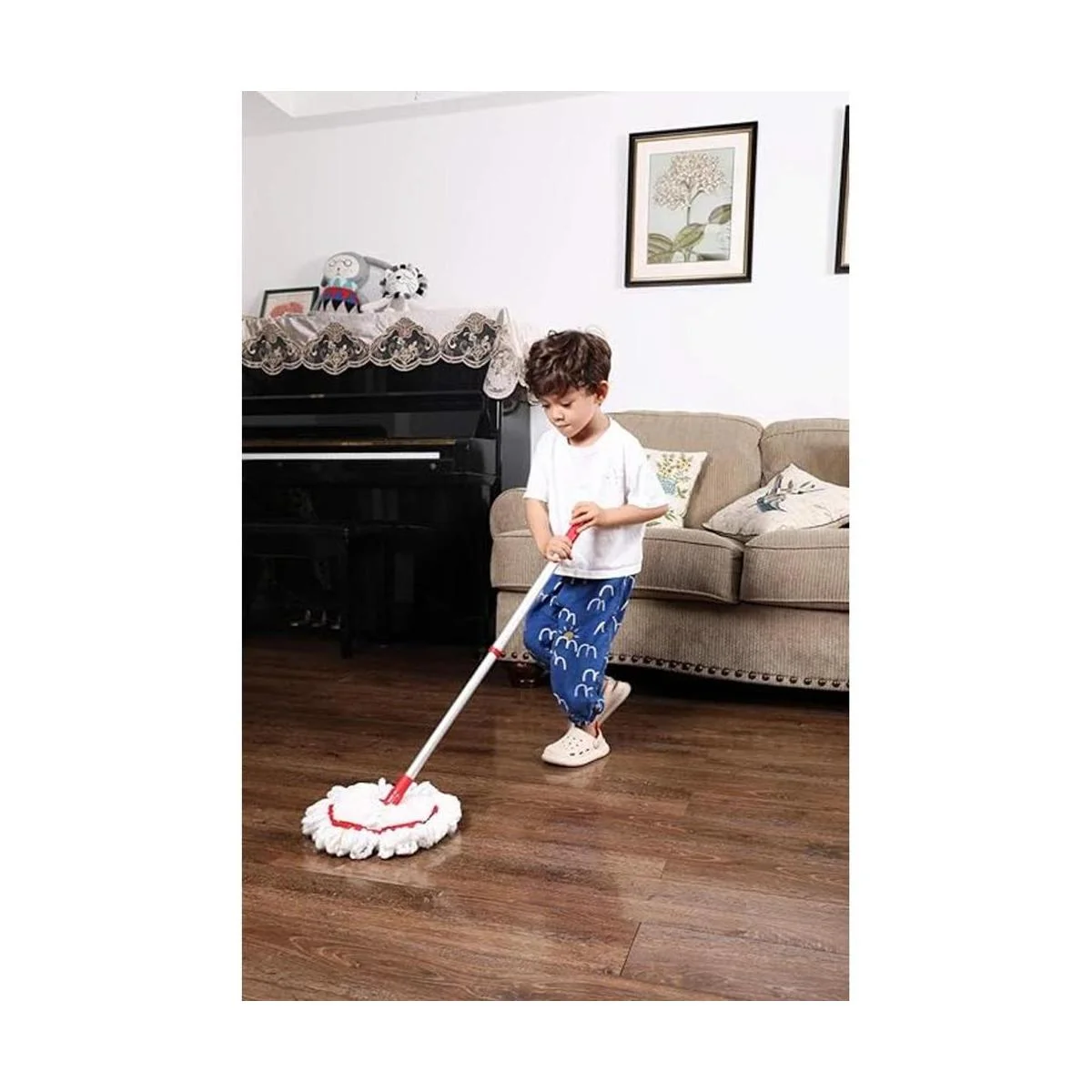 Xifando Mini trapeador retráctil extraíble pequeña_3