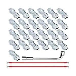 GradenNow Kit de conectores de cuerda de polietileno M5_1