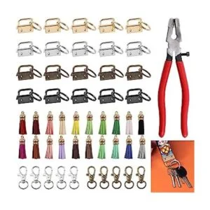 Rustark Kit de accesorios para llavero de 4 colores con_1