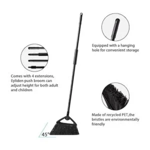 Eyliden Escoba comercial para exteriores resistente con_5