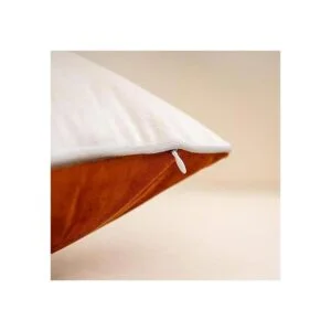 Yangest Funda de cojín de terciopelo con rayas doradas_4