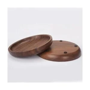 MAPRIAL Posavasos de madera para bebidas paquete de 4_2