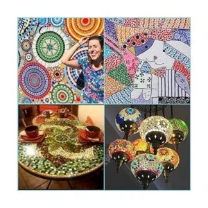 Pocoukate Kit de azulejos de mosaico para manualidades_6