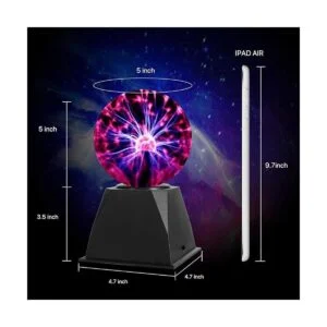 Gresus Lámpara mágica de bola de plasma de 5 pulgadas_2